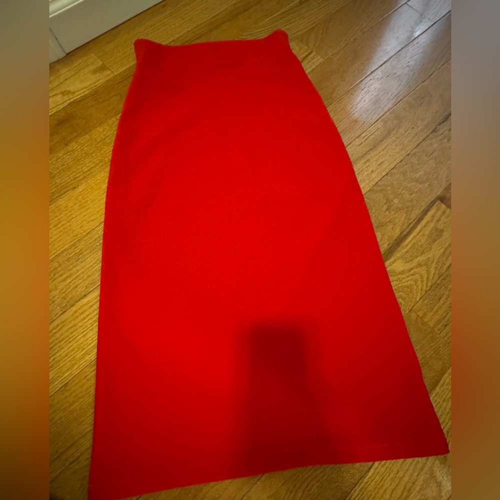 Girls Red Maxi Skirt Size 10/12